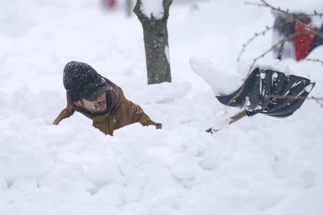 Military police enforce driving ban in snow-stricken Buffalo | News ...